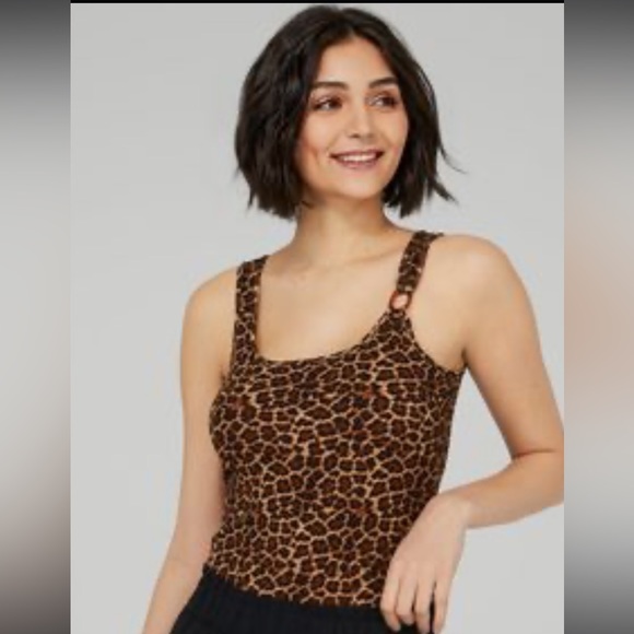 Women’s animal print tank top - Picture 1 of 6